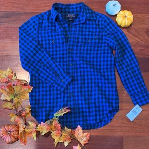 ‼️Ralph Lauren Plaid Cotton Twill Workshirt‼️